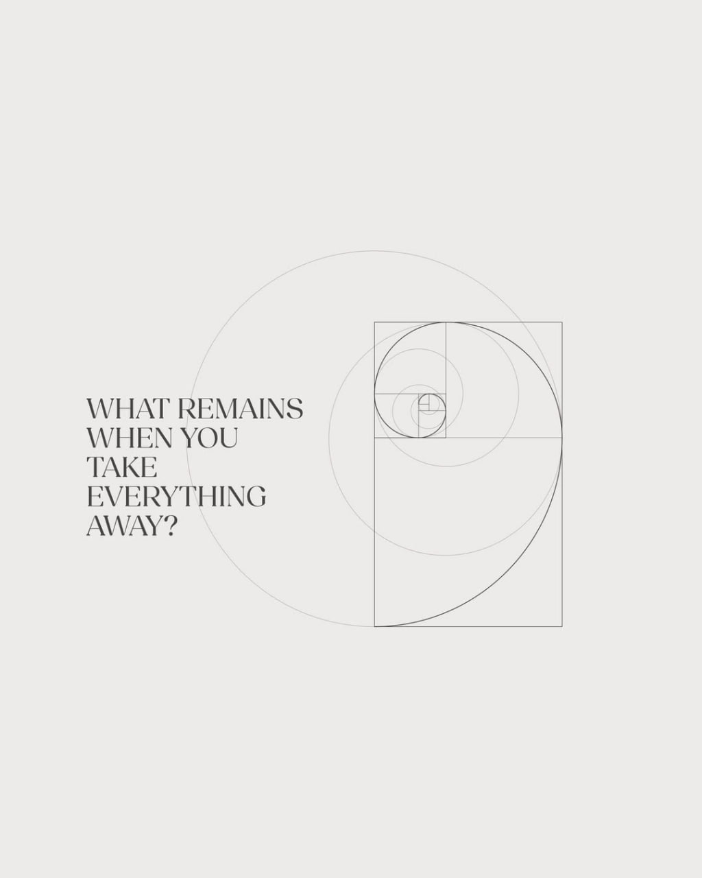 Prima Forma — golden spiral